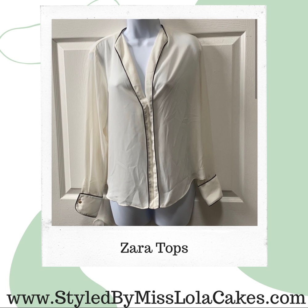 Cream Zara Blouse